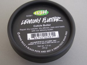 lush lemony flutter cuticle butter
