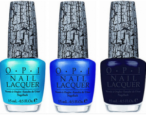 opi blue shatter polishes