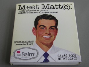 theBalm meet matt(e) eyeshadow palette