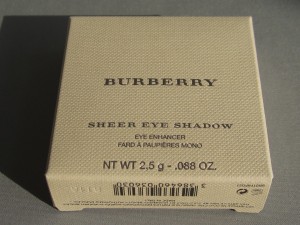 burberry midnight brown eyeshadow #21 box