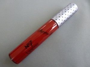 boots no.7 history lip gloss poppy king