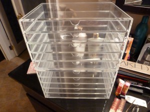 muji acrylic drawers two five stacks