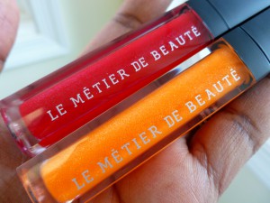 le metier hibiskiss and orange juiced gloss