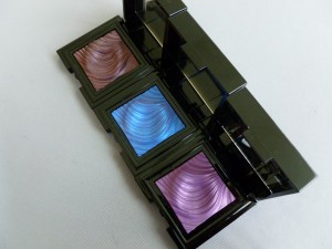 sephora burgundy gem, saphire shine, and purple prisma eyeshadow