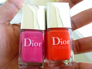 dior plaza and riviera nail polish