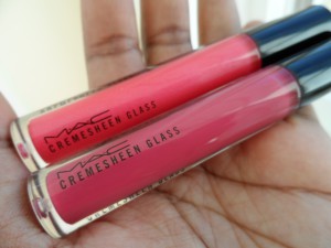 image of mac cremesheen astral and galaxy rose