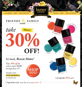 butter london sale