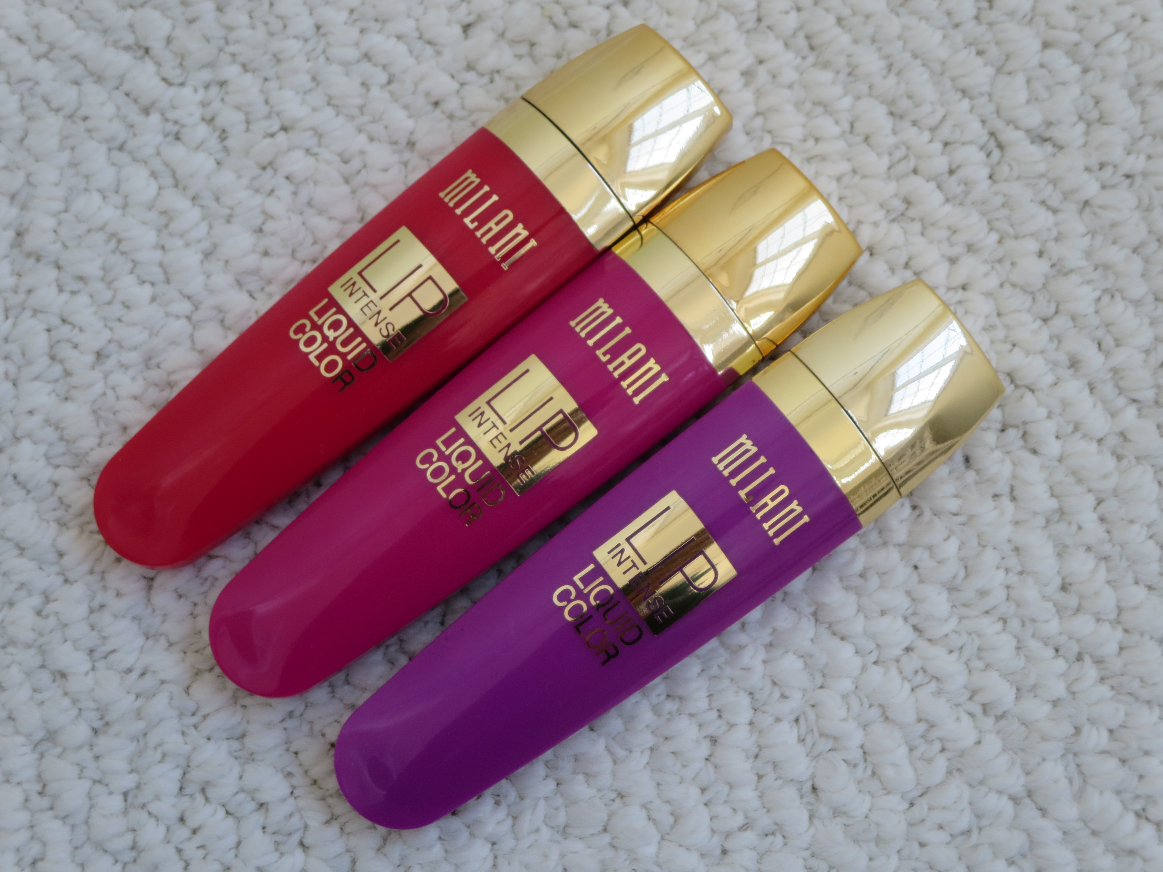 an intense review of milani u2019s lip intense liquid color shades